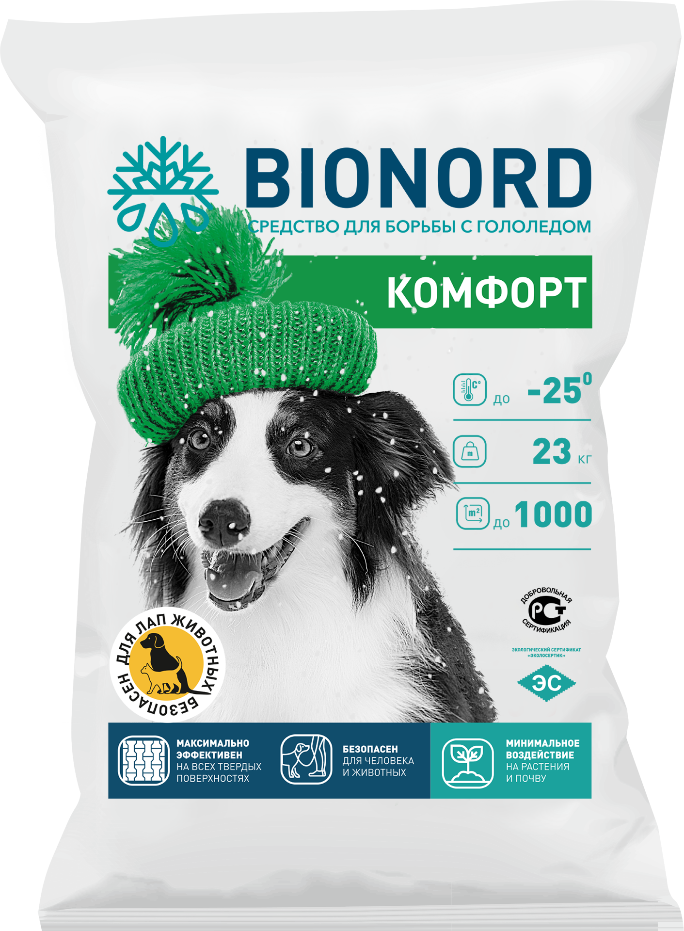 Бионорд Противогололедное средство BIONORD КОМФОРТ -25С