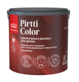 Морилка PIRTTI COLOR Tikkivala, цвет Бесцветный (колеруется), фасовка 2,7л: для внутренних и наружных работ, для дерева