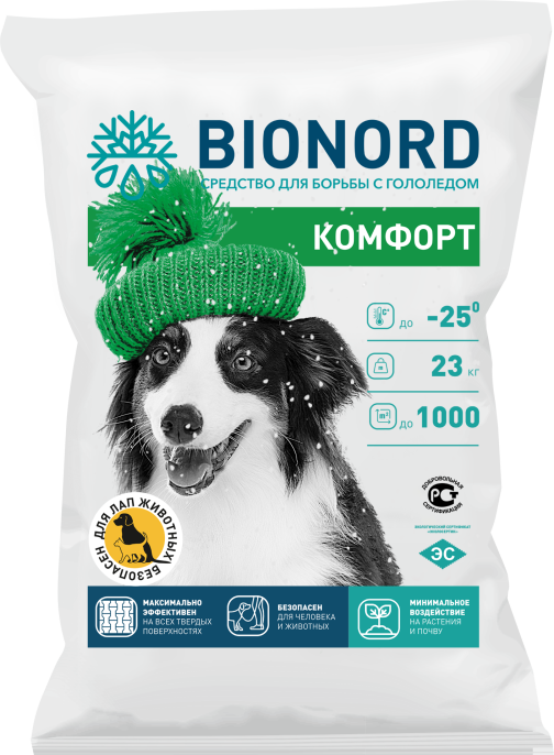 Бионорд Противогололедное средство BIONORD КОМФОРТ -25С