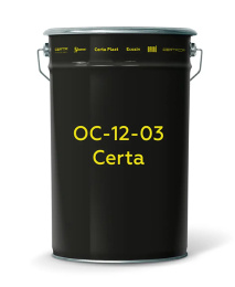 Органосиликатная краска 12-03 CERTA Серый RAL 7047 25 кг по металлу и бетону